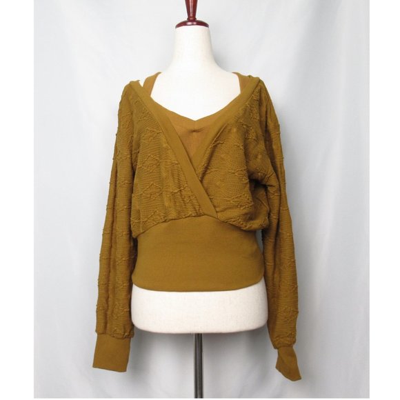 Anthropologie Knit  2-Piece Sweater & Tank Set Brown Small - Picture 6 of 13